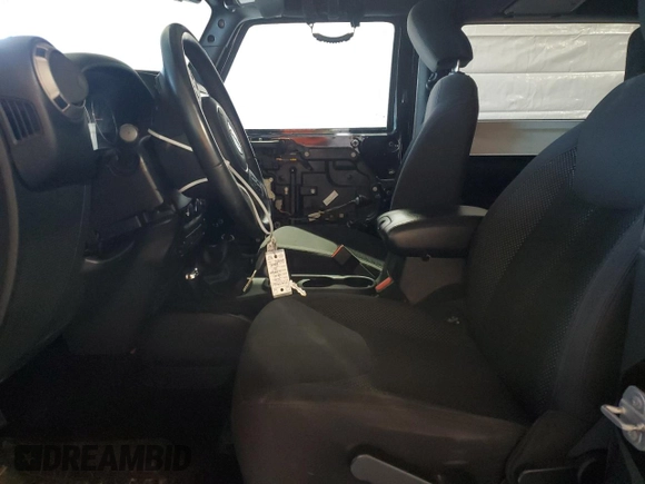 2016 Jeep Wrangler Sport z VIN 1C4AJWAG1GL146982, wystawiony jako Copart lot #52691855 z przebiegiem 96 525 mil mil oraz Szkoda całkowita • Salvage title. Historia ofert i sprzedaży dostępna na DreamBid. Obrazek 7.