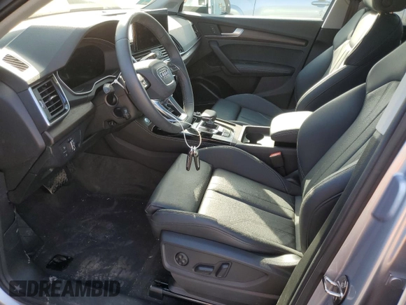 2024 Audi Q5 S line Premium Plus with VIN WA1EAAFY5R2036249, listed as a Copart auction lot 54436925 with 6,945 mi miles and Salvage title. Bid and sale history available at DreamBid. Image 7.