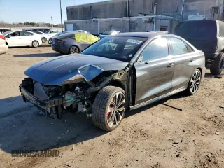 2023 Audi S3 Prestige z VIN WAUJ3DGY1PA063334, wystawiony jako Copart lot #41694744 z przebiegiem 6019 mil mil oraz . Historia ofert i sprzedaży dostępna na DreamBid. Obrazek 1.