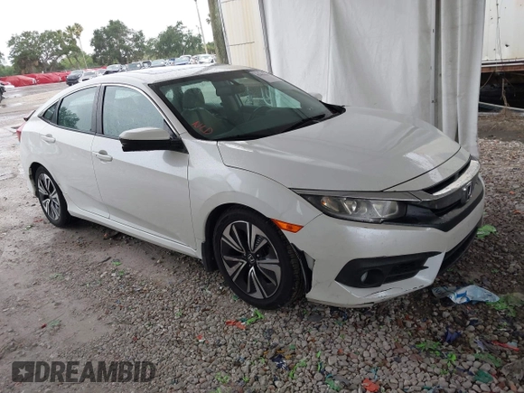 2017 Honda Civic EX-L z VIN 19XFC1F78HE025582, wystawiony jako IAAI lot #42432134 z przebiegiem 144 688 mil mil oraz . Historia ofert i sprzedaży dostępna na DreamBid. Obrazek 1.