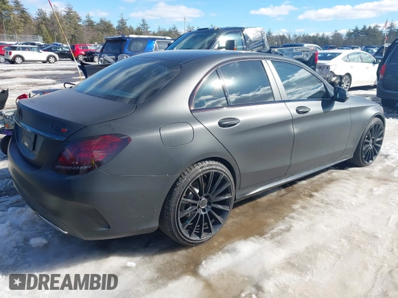 2019 Mercedes-Benz C 300 with VIN 55SWF8EB9KU315237, listed as a IAAI auction lot 41608890 with 79,080 mi miles and . Bid and sale history available at carsss.com. Image 4.