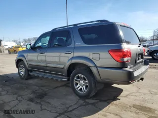 2006 Toyota Sequoia SR5 with VIN 5TDBT44A36S259033, listed as a Copart auction lot 48713345 with 185,931 mi miles and Clean Title. Bid and sale history available at carsss.com. Image 2.