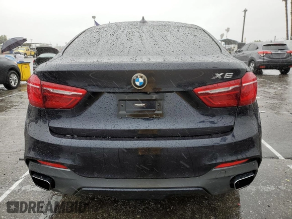 2016 BMW X6 xDrive35i with VIN 5UXKU2C58G0N78906, listed as a Copart auction lot 42349863 with 117,111 mi miles. Bid and sale history available at carsss.com. Image 6.