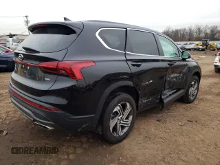 2021 Hyundai Santa Fe SE with VIN 5NMS1DAJ9MH355842, listed as a Copart auction lot 71052112 with 21,556 mi miles. Bid and sale history available at carsss.com. Image 3.