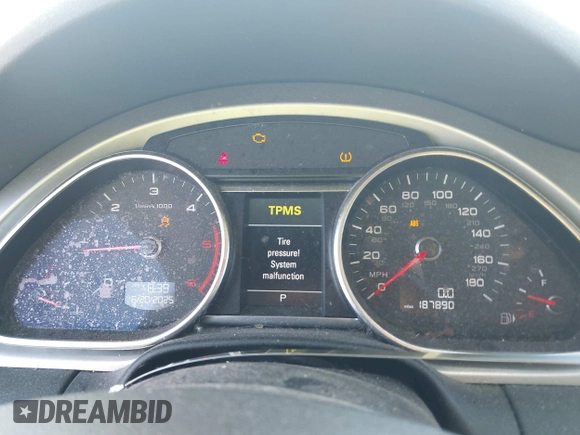 2012 Audi Q7 Premium Plus with VIN WA1LMAFE5CD007270, listed as a IAAI auction lot 42553924 with 187,890 mi miles and . Bid and sale history available at DreamBid. Image 7.