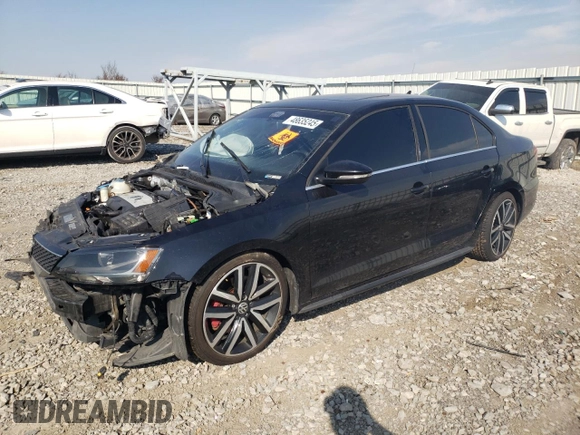 2012 Volkswagen Jetta GLI Autobahn with VIN 3VW4A7AJ3CM401328, listed as a Copart auction lot 48635245 with Not provided miles and Salvage title. Bid and sale history available at DreamBid. Image 1.