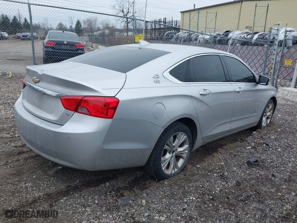 2015 Chevrolet Impala LT with VIN 1G1125S30FU138781, listed as a IAAI auction lot 41696424 with 150,239 mi miles. Bid and sale history available at carsss.com. Image 4.