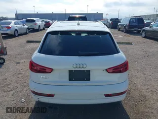 2018 Audi Q3 Premium with VIN WA1BCCFS8JR001155, listed as a IAAI auction lot 41157028 with 83,769 mi miles. Bid and sale history available at carsss.com. Image 16.