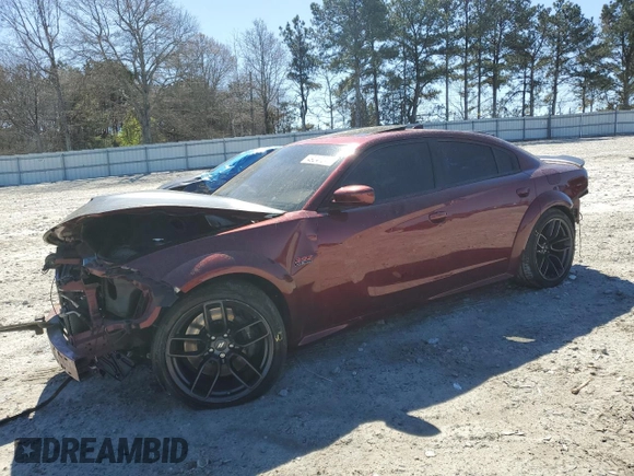 2020 Dodge Charger Scat Pack Widebody z VIN 2C3CDXGJ4LH107436, wystawiony jako Copart lot #49247045 z przebiegiem 72 089 mil mil oraz Szkoda całkowita • Salvage title. Historia ofert i sprzedaży dostępna na DreamBid. Obrazek 1.