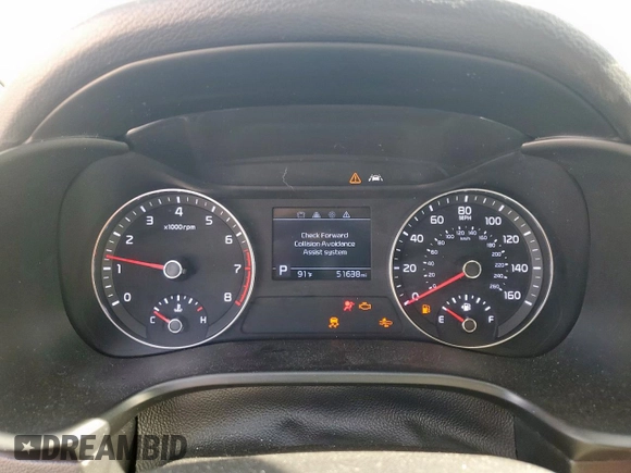 2021 Kia Forte LXS with VIN 3KPF24ADXME353971, listed as a Copart auction lot 57794745 with 51,638 mi miles and Salvage title. Bid and sale history available at DreamBid. Image 9.