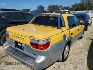 2003 Subaru Baja Special Sports с VIN 4S4BT62C237112445, выставлен на аукционе Copart как лот 73951354 с пробегом 271 636 миль миль и На запчасти • Non repairable. История ставок и продаж доступна на DreamBid. Изображение 3.
