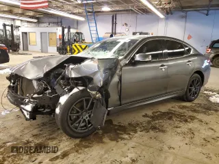 2015 Infiniti Q70 z VIN JN1BY1AR1FM560117, wystawiony jako Copart lot #81796594 z przebiegiem 87 093 mil mil oraz Szkody całkowita. Historia ofert i sprzedaży dostępna na DreamBid. Obrazek 1.