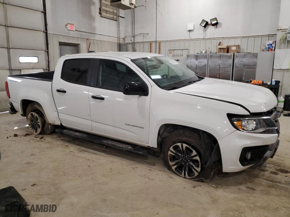 2021 Chevrolet Colorado 4WD Z71 with VIN 1GCGTDEN4M1214359, listed as a Copart auction lot 47929185 with 77,084 mi miles and Salvage Title. Bid and sale history available at carsss.com. Image 4.