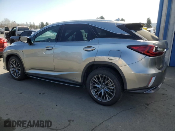 2018 Lexus RX with VIN 2T2BGMCA1JC026321, listed as a Copart auction lot 48385985 with 96,834 mi miles and Salvage Title. Bid and sale history available at carsss.com. Image 2.