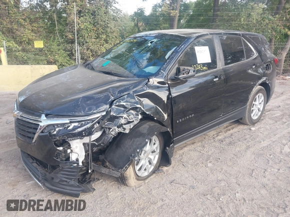 2024 Chevrolet Equinox LT with VIN 3GNAXKEG0RL212910, listed as a IAAI auction lot 40262979 with 10,243 mi miles. Bid and sale history available at carsss.com. Image 6.