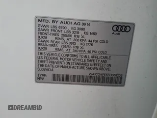 2015 Audi Q7 Premium z VIN WA1CGAFE5FD008236, wystawiony jako Copart lot #52850365 z przebiegiem 127 490 mil mil oraz Szkoda całkowita • Salvage title. Historia ofert i sprzedaży dostępna na DreamBid. Obrazek 15.