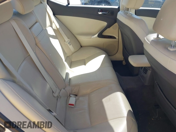 2010 Lexus IS 250 with VIN JTHBF5C22A5125439, listed as a IAAI auction lot 42346132 with 226,500 mi miles and . Bid and sale history available at DreamBid. Image 8.