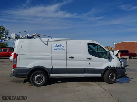 2016 Ford Transit Cargo Van with VIN 1FTYR1ZM9GKA64461, listed as a IAAI auction lot 41030880 with 180,072 mi miles. Bid and sale history available at carsss.com. Image 14.