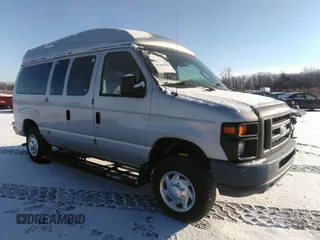 2012 Ford Econoline Passenger XL with VIN 1FMNE1BW4CDA93080, listed as a IAAI auction lot 41103198 with Not provided miles and . Bid and sale history available at DreamBid. Image 1.