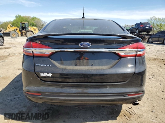 2018 Ford Fusion SE with VIN 3FA6P0H70JR107418, listed as a Copart auction lot 54386275 with 117,173 mi miles and Salvage Title. Bid and sale history available at carsss.com. Image 6.