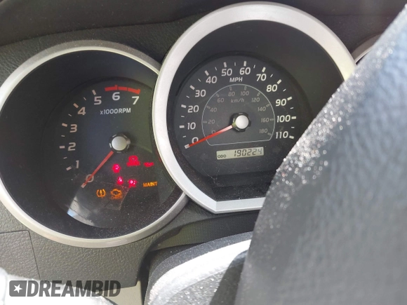 2007 Toyota 4Runner SR5 with VIN JTEZU14R178074304, listed as a IAAI auction lot 42159580 with 190,224 mi miles and . Bid and sale history available at DreamBid. Image 7.