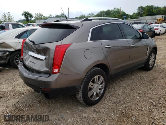 2012 Cadillac SRX Luxury Collection with VIN 3GYFNAE37CS556432, listed as a Copart auction lot 48050322 with 177,598 mi miles and Salvage Title. Bid and sale history available at carsss.com. Image 4.