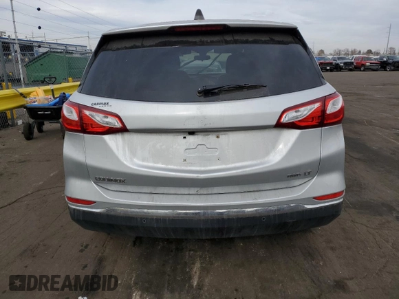 2021 Chevrolet Equinox LT with VIN 3GNAXUEV3MS179183, listed as a Copart auction lot 44121505 with 97,509 mi miles and Salvage Title. Bid and sale history available at DreamBid. Image 6.