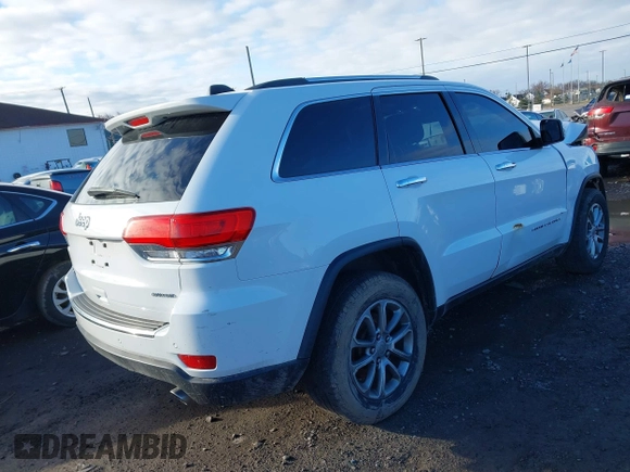 2015 Jeep Grand Cherokee Limited with VIN 1C4RJFBG5FC790436, listed as a IAAI auction lot 41914397 with 95,595 mi miles. Bid and sale history available at carsss.com. Image 4.