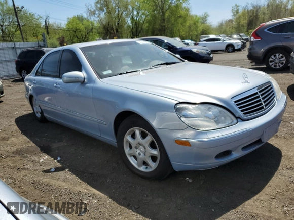 2000 Mercedes-Benz S with VIN WDBNG70J7YA056119, listed as a Copart auction lot 55221685 with 145,376 mi miles and Clean Title. Bid and sale history available at carsss.com. Image 4.