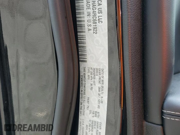 2024 Jeep Grand Cherokee Altitude with VIN 1C4RJHAG4RC681922, listed as a Copart auction lot 59997195 with 12,042 mi miles and Salvage title. Bid and sale history available at DreamBid. Image 14.