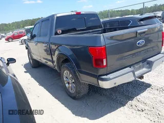 2018 Ford F-150 XL with VIN 1FTFW1E15JFD73162, listed as a IAAI auction lot 42082755 with 134,369 mi miles and . Bid and sale history available at DreamBid. Image 3.