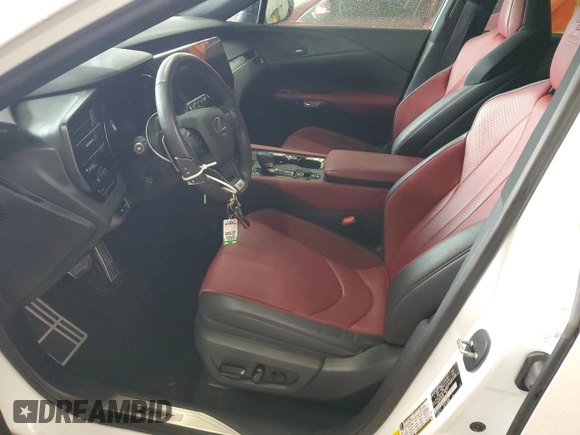 2023 Lexus RX 500h F Sport Performance with VIN 2T2BCMEA2PC004863, listed as a Copart auction lot 54155885 with 40,922 mi miles and Salvage title. Bid and sale history available at DreamBid. Image 7.