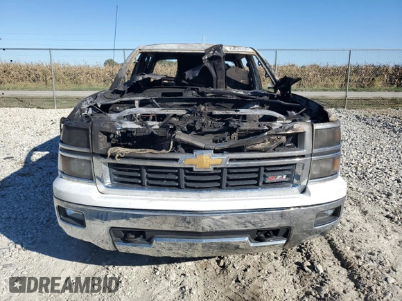 2014 Chevrolet Silverado 1500 LT with VIN 3GCUKREC0EG511844, listed as a Copart auction lot 53271395 with Not Provided miles and Non Repairable. Bid and sale history available at DreamBid. Image 5.