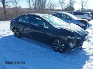 2015 Honda Civic EX z VIN 19XFB2F80FE010721, wystawiony jako IAAI lot #41276439 z przebiegiem 108 722 mil mil oraz . Historia ofert i sprzedaży dostępna na DreamBid. Obrazek 1.