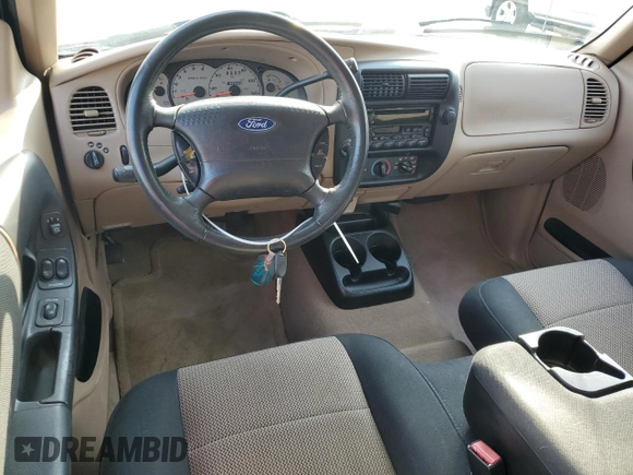 2003 Ford Ranger XLT Appearance with VIN 1FTYR44E03PA47403, listed as a Copart auction lot 44195855 with 90,002 mi miles and Salvage Title. Bid and sale history available at carsss.com. Image 8.