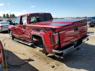 2018 GMC Sierra 1500 SLT with VIN 3GTU2NEC6JG175491, listed as a Copart auction lot 71989923 with 56,857 mi miles and Salvage Title. Bid and sale history available at carsss.com. Image 2.