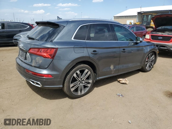 2018 Audi SQ5 Prestige with VIN WA1C4AFY8J2183653, listed as a Copart auction lot 65674224 with 23,128 mi miles and Salvage Title. Bid and sale history available at DreamBid. Image 3.