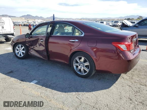 2008 Lexus ES with VIN JTHBJ46G482218362, listed as a Copart auction lot 48533745 with 80,114 mi miles and Salvage Title. Bid and sale history available at carsss.com. Image 2.