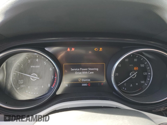 2022 Buick Encore GX Select z VIN KL4MMDS23NB142585, wystawiony jako Copart lot #59618615 z przebiegiem 3 880 mil mil oraz Szkoda całkowita • Salvage title. Historia ofert i sprzedaży dostępna na DreamBid. Obrazek 9.