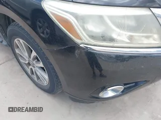 2014 Nissan Pathfinder Platinum with VIN 5N1AR2MN1EC640330, listed as a IAAI auction lot 42627110 with 131,536 mi miles and . Bid and sale history available at DreamBid. Image 6.