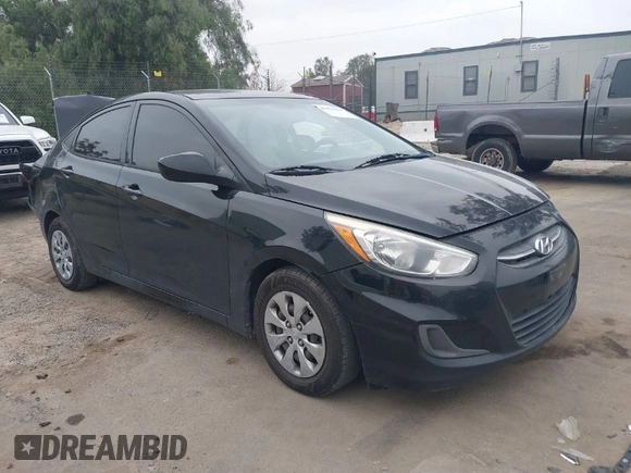 2016 Hyundai Accent SE with VIN KMHCT4AE1GU121365, listed as a IAAI auction lot 41871819 with 129,485 mi miles and . Bid and sale history available at DreamBid. Image 1.