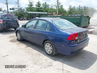 2004 Honda Civic LX with VIN 2HGES16614H530479, listed as a IAAI auction lot 42142030 with 145,577 mi miles. Bid and sale history available at carsss.com. Image 3.