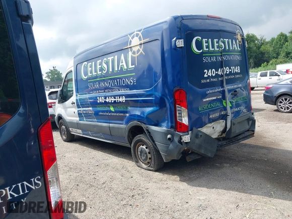 2017 Ford Transit with VIN 1FTYR2CM6HKA93982, listed as a IAAI auction lot 42689760 with 59,375 mi miles and . Bid and sale history available at DreamBid. Image 3.