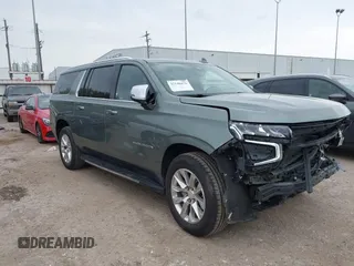 2023 Chevrolet Suburban Premier with VIN 1GNSCFKD8PR362870, listed as a IAAI auction lot 42148476 with 54,983 mi miles and . Bid and sale history available at DreamBid. Image 1.