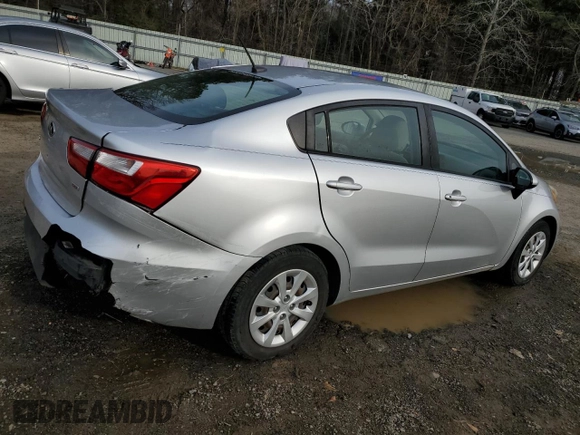 2017 Kia Rio LX with VIN KNADM4A30H6115337, listed as a Copart auction lot 88678035 with 58,013 mi miles and Salvage Title. Bid and sale history available at carsss.com. Image 3.