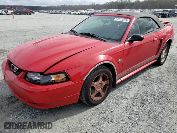 2004 Ford Mustang Deluxe with VIN 1FAFP44644F227356, listed as a Copart auction lot 50237355 with 106,119 mi miles and Salvage title. Bid and sale history available at DreamBid. Image 11.