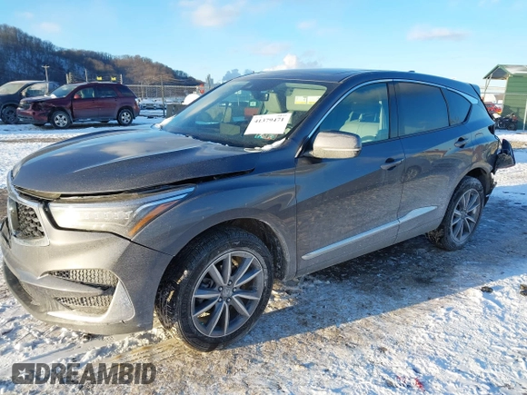2020 Acura RDX Technology with VIN 5J8TC2H53LL017914, listed as a IAAI auction lot 41379471 with 40,740 mi miles and . Bid and sale history available at DreamBid. Image 17.