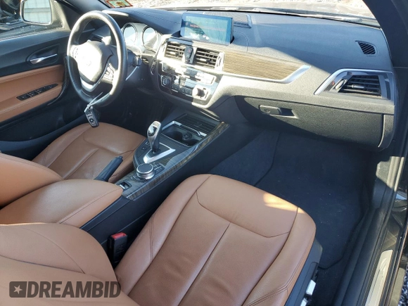 2019 BMW 2 Series 230i xDrive with VIN WBA2K1C59KVD41807, listed as a Copart auction lot 45093695 with 105,805 mi miles and Salvage Title. Bid and sale history available at carsss.com. Image 8.