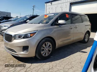 2016 Kia Sedona LX with VIN KNDMB5C16G6182730, listed as a Copart auction lot 66143314 with 126,488 mi miles and Clean Title. Bid and sale history available at carsss.com. Image 1.