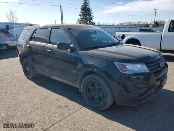 2016 Ford Utility Police Interceptor with VIN 1FM5K8AR7GGD04807, listed as a Copart auction lot 48825495 with 154,319 mi miles and Non Repairable. Bid and sale history available at carsss.com. Image 4.